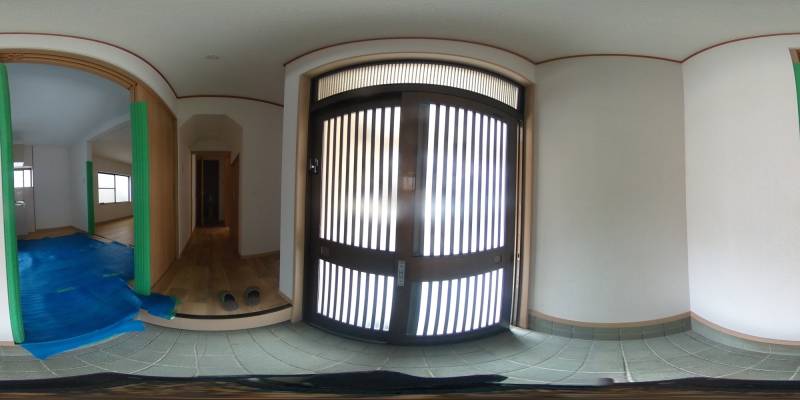 パノラマ画像玄関