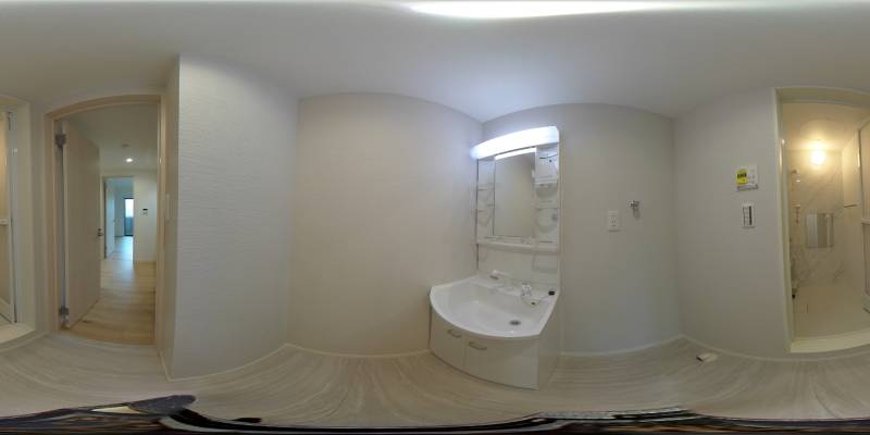 パノラマ画像洗面所