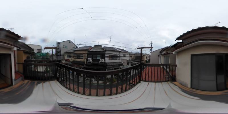 パノラマ画像バルコニー