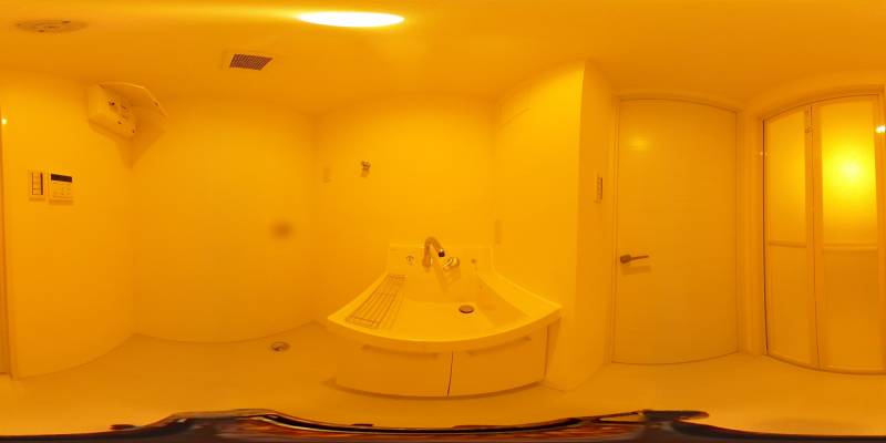 パノラマ画像洗面所