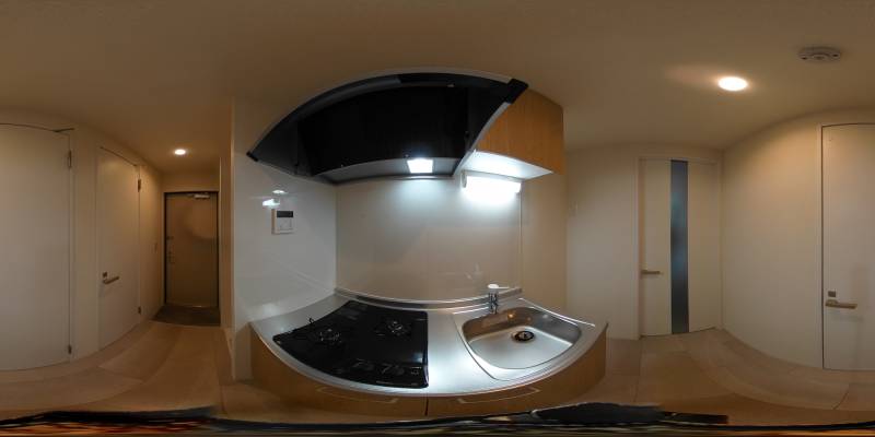 パノラマ画像キッチン