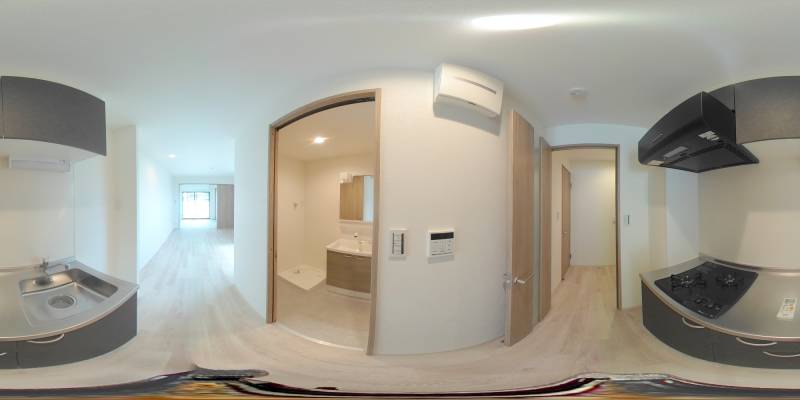 パノラマ画像キッチン