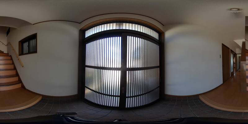 パノラマ画像玄関