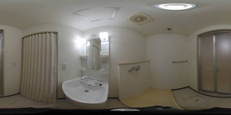パノラマ画像洗面所