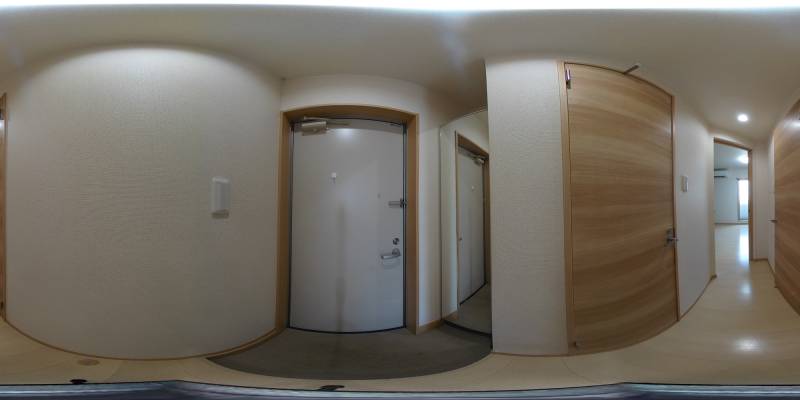 パノラマ画像玄関