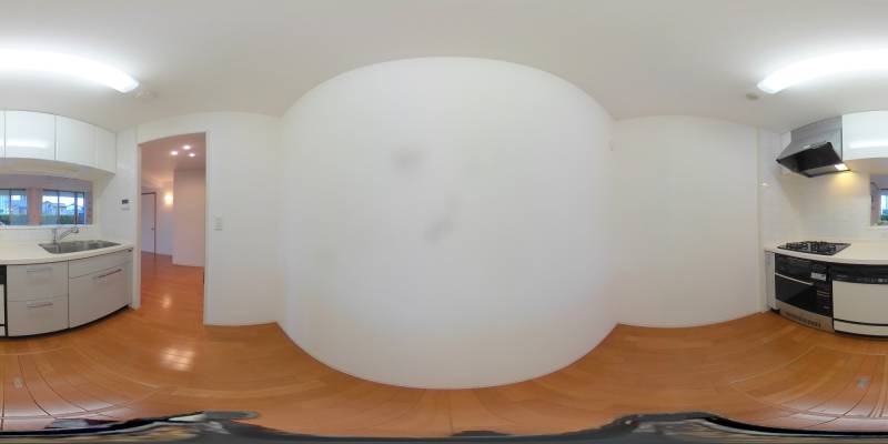 パノラマ画像キッチン