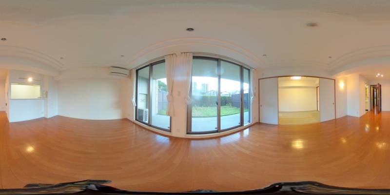 パノラマ画像リビング