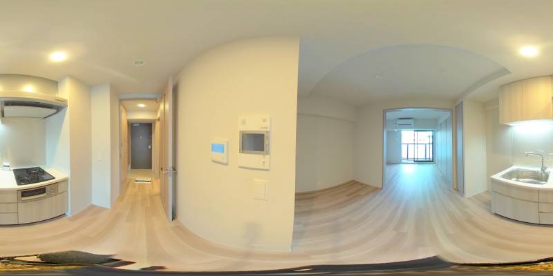 パノラマ画像キッチン