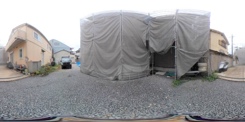 パノラマ画像駐車場