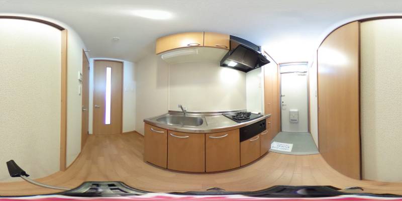 パノラマ画像キッチン