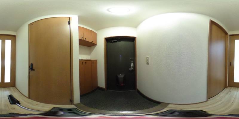 パノラマ画像玄関