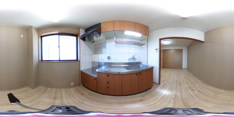 パノラマ画像キッチン