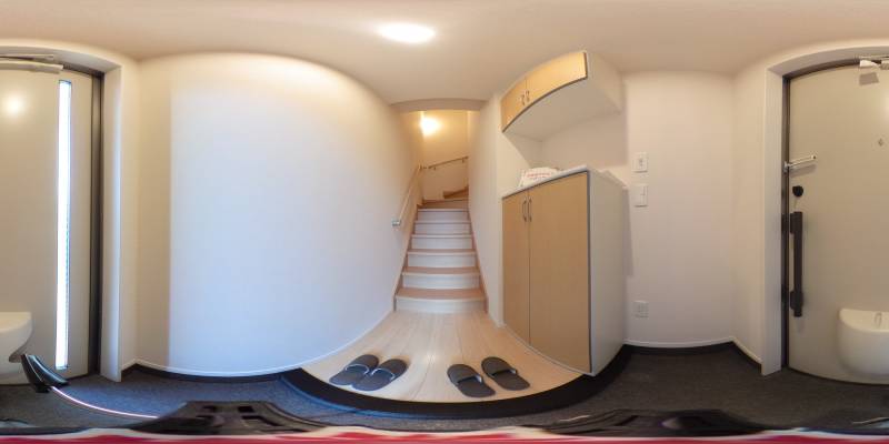 パノラマ画像玄関