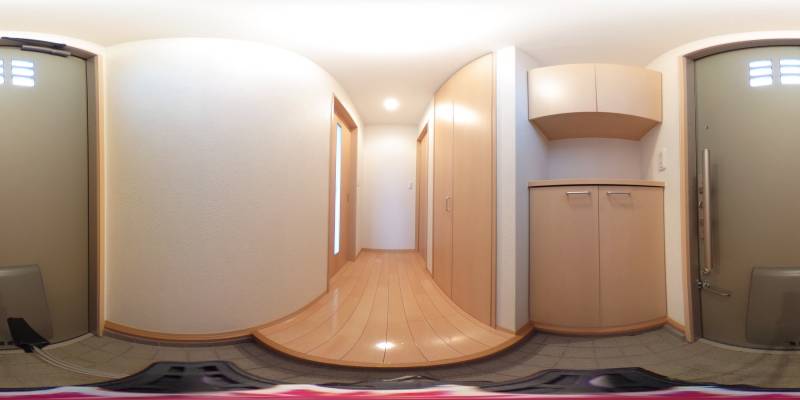 パノラマ画像玄関