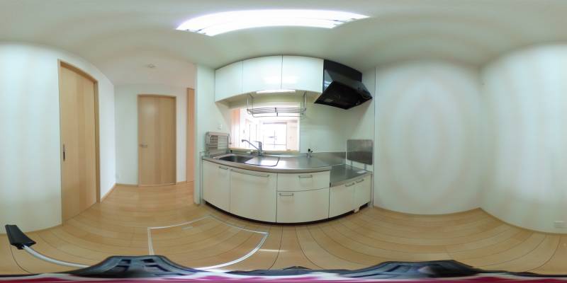 パノラマ画像キッチン