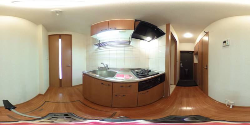 パノラマ画像キッチン