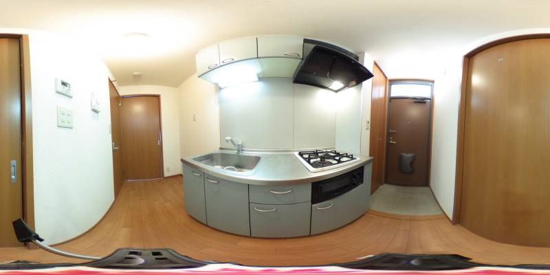 パノラマ画像キッチン