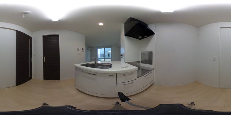 パノラマ画像キッチン