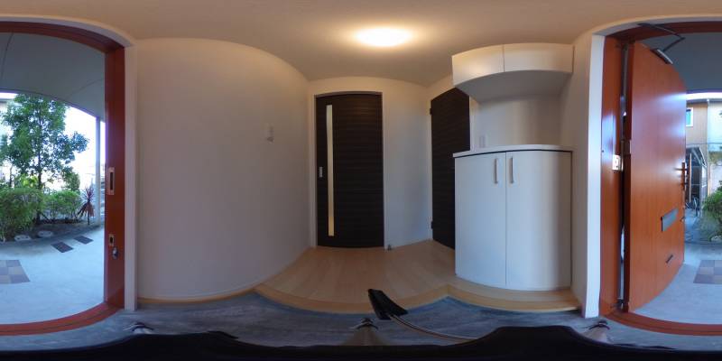 パノラマ画像玄関