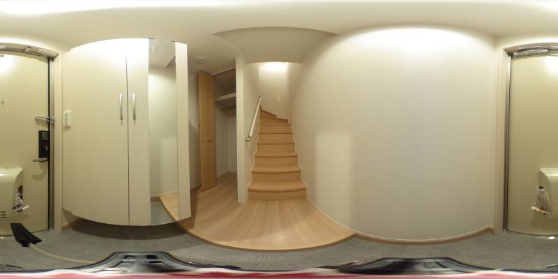 パノラマ画像玄関