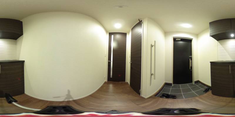 パノラマ画像玄関