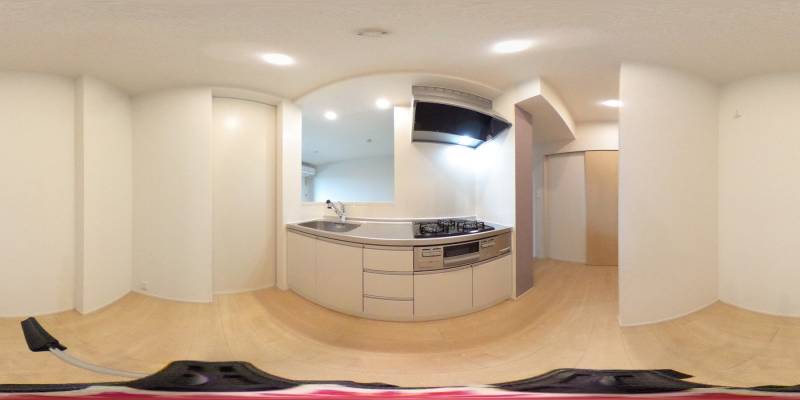 パノラマ画像キッチン