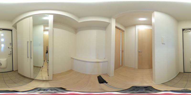 パノラマ画像玄関