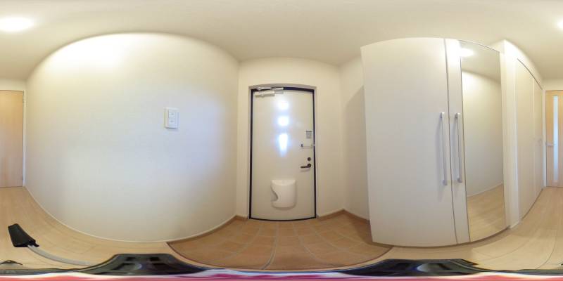 パノラマ画像玄関