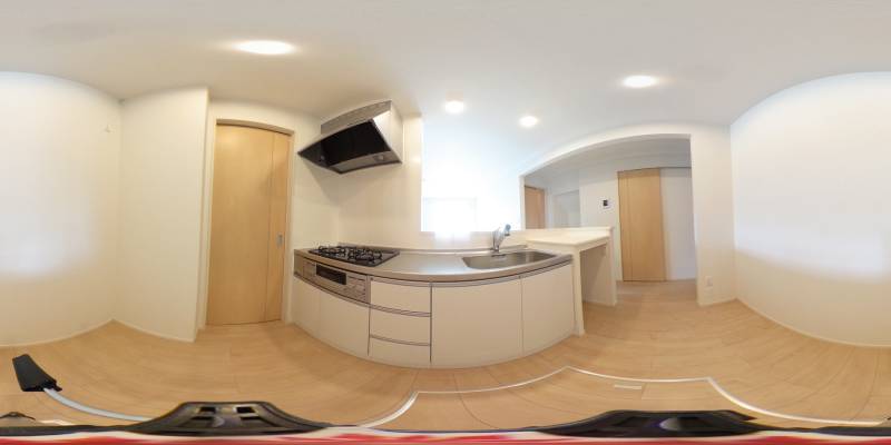 パノラマ画像キッチン