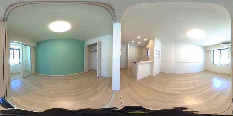 パノラマ画像リビング