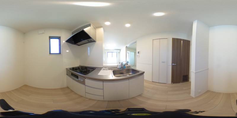 パノラマ画像キッチン