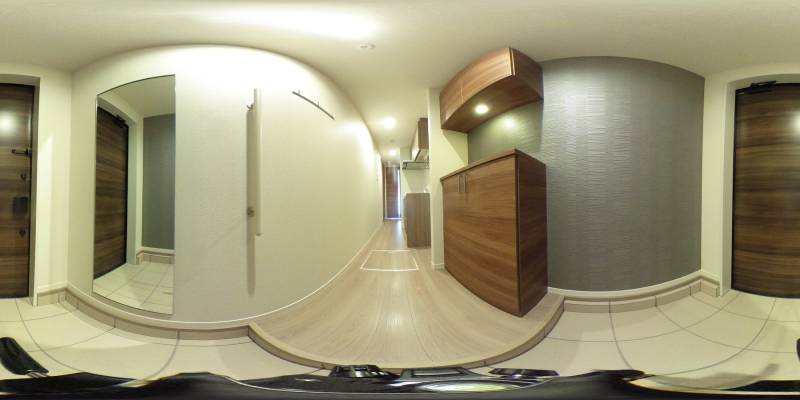 パノラマ画像玄関