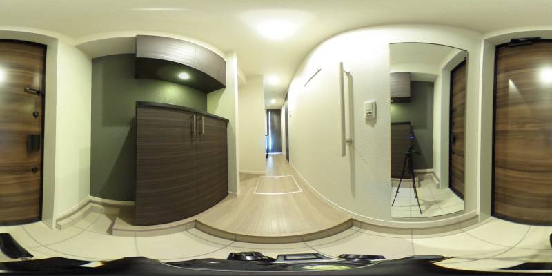 パノラマ画像玄関