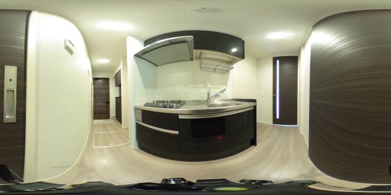 パノラマ画像キッチン