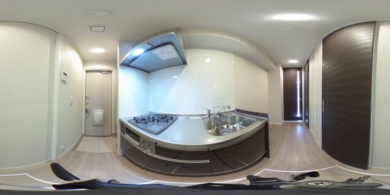 パノラマ画像キッチン