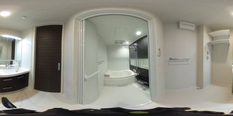 パノラマ画像風呂