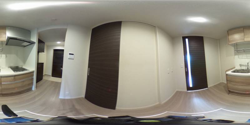 パノラマ画像キッチン