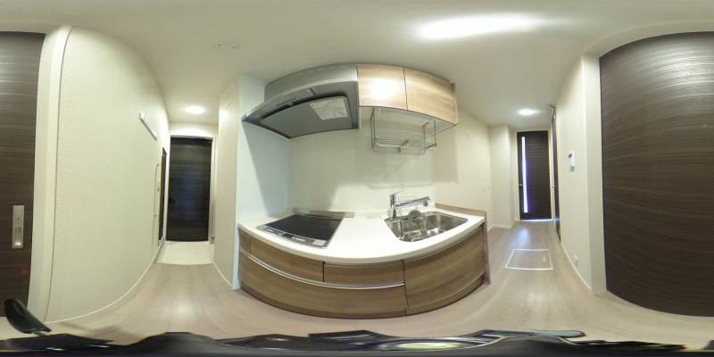 パノラマ画像キッチン