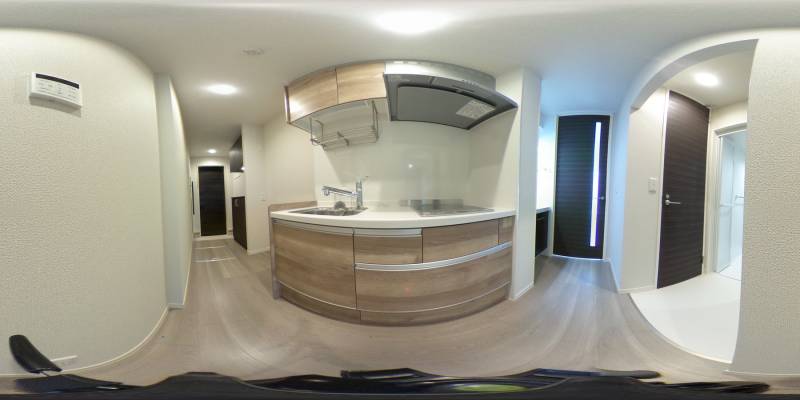 パノラマ画像キッチン