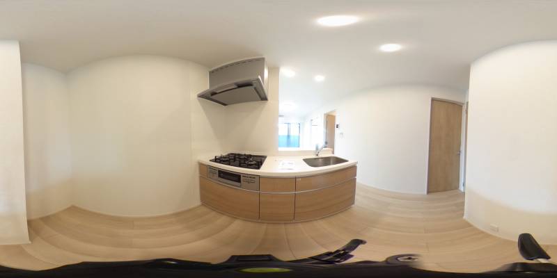 パノラマ画像キッチン