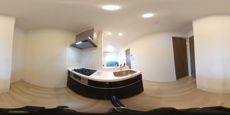 パノラマ画像キッチン