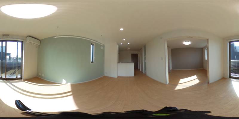 パノラマ画像リビング