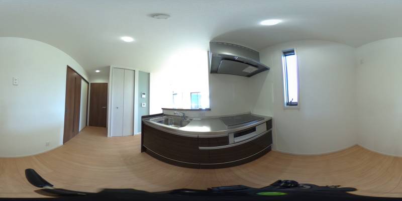 パノラマ画像キッチン