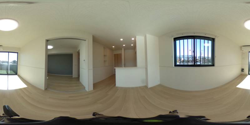 パノラマ画像リビング