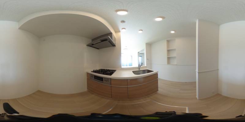パノラマ画像キッチン