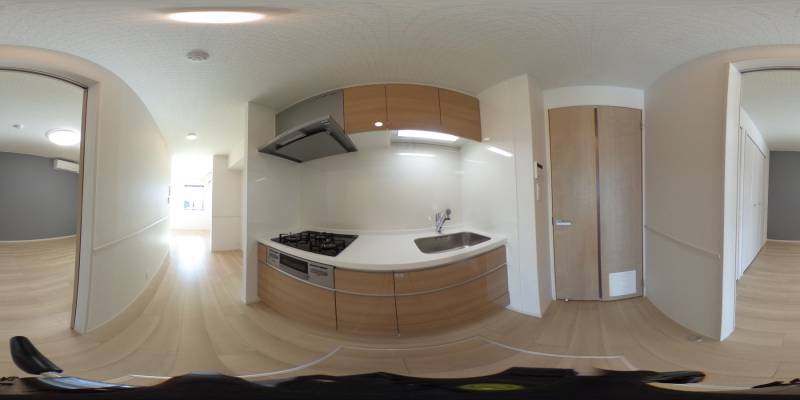 パノラマ画像キッチン