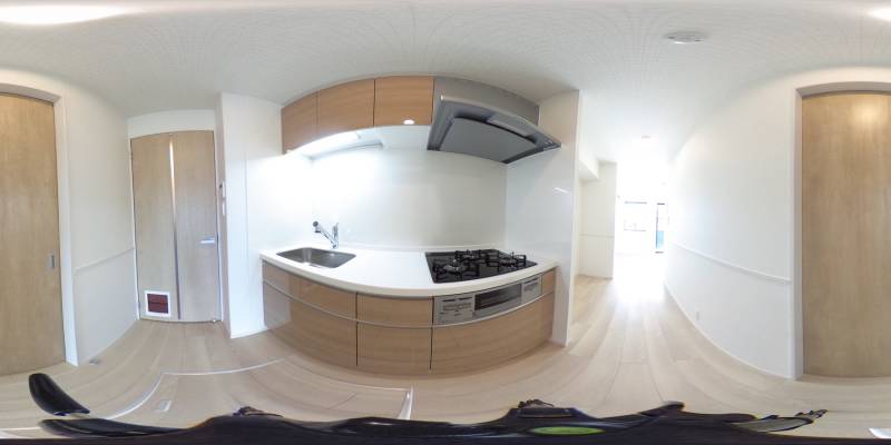 パノラマ画像キッチン