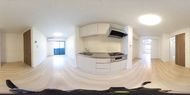 パノラマ画像キッチン