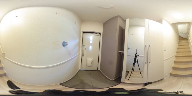 パノラマ画像玄関