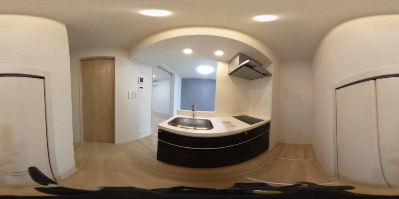 パノラマ画像キッチン